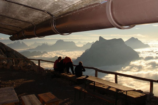 Rifugio Torrani con Pelmo