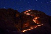 Fiaccolata sul Monte Civetta